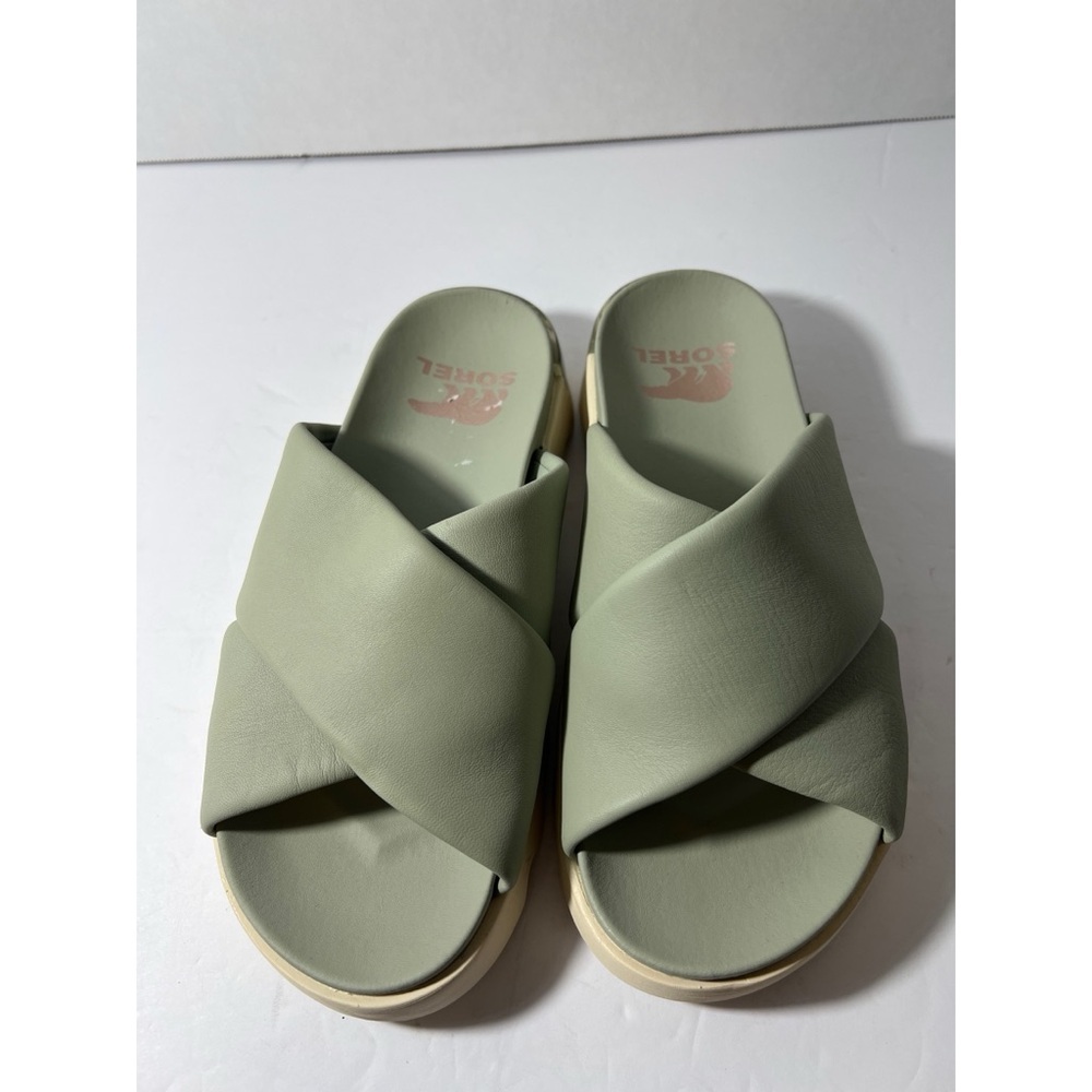 Sorel Women's Green Slide Sandals